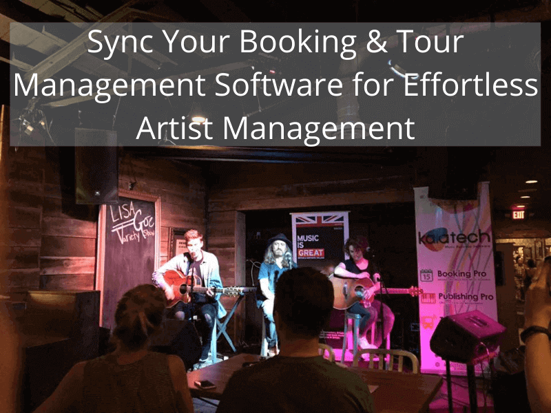 Sync Your Booking and Tour Management Software for Effortless Artist Management